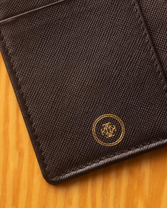 Saffiano Cardholder in Brown