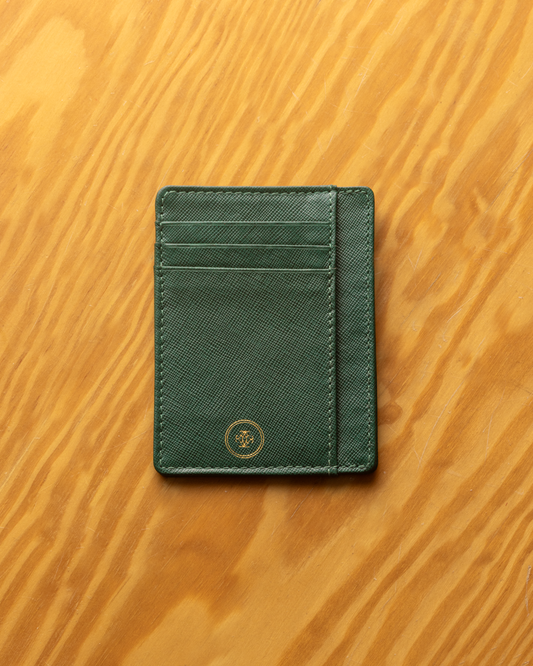 Saffiano Cardholder in Green