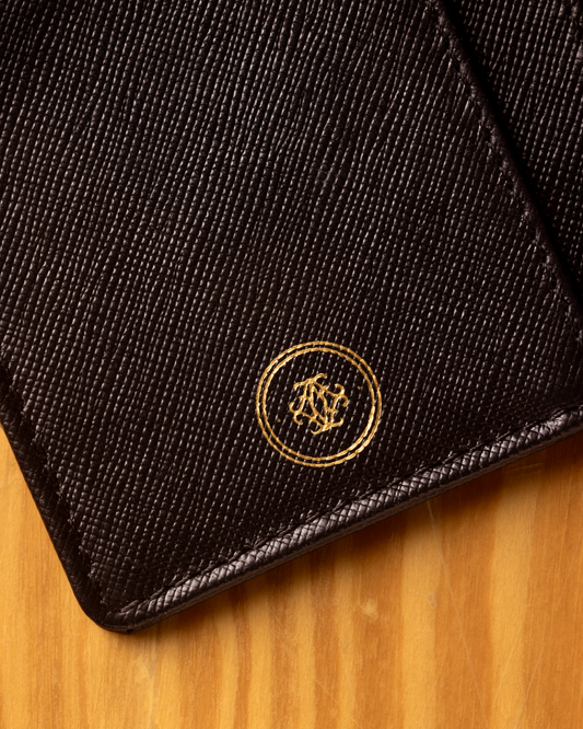 Saffiano Cardholder in Black