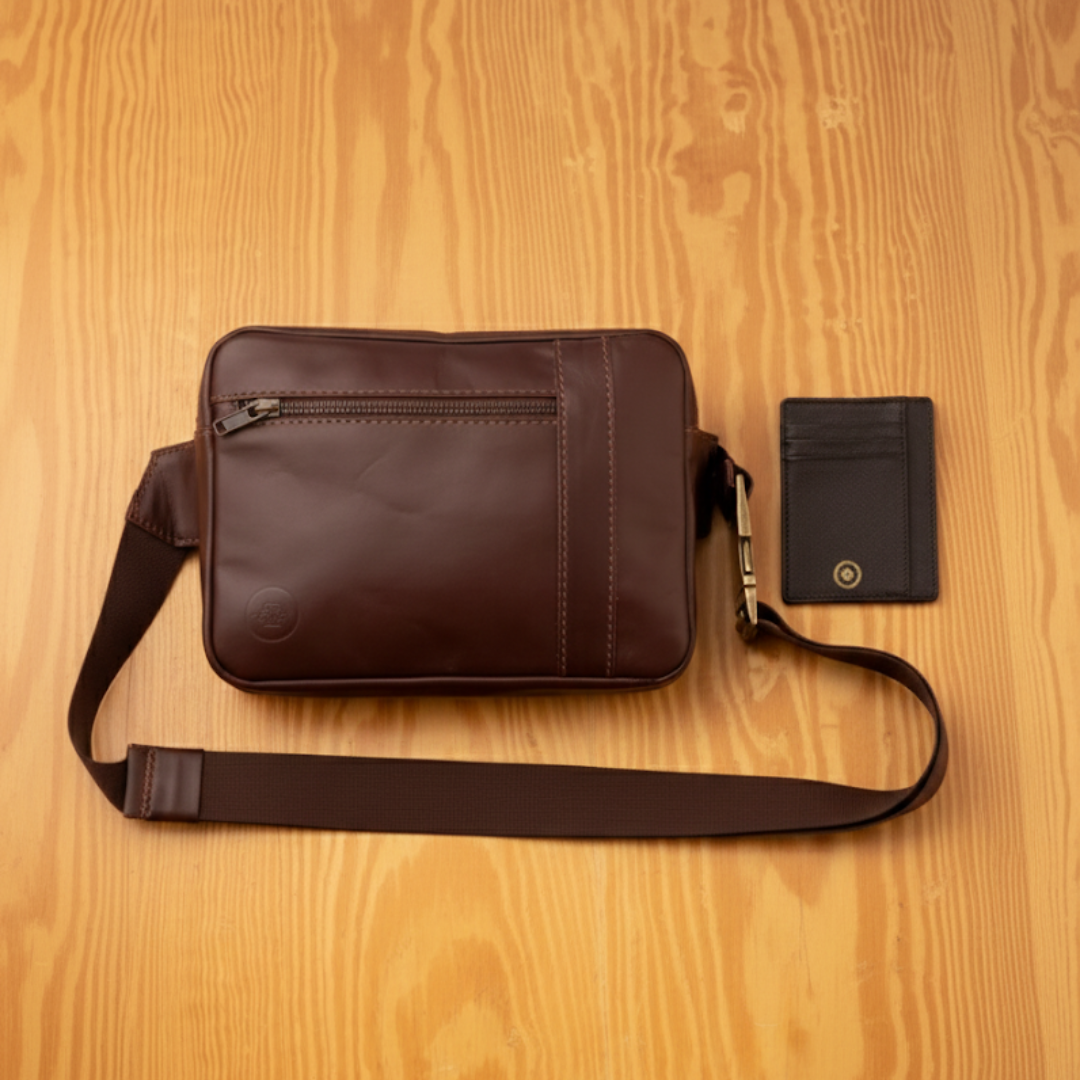 The Business Traveler Set in Brown